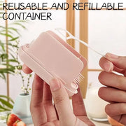 Travel-sized storage case - features an automatic pop-up dispenser, portable and refillable, perfect for oral care at home, in restaurants, and while traveling. Oral Hygiene Kit Oral Care Tools