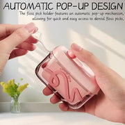 Travel-sized storage case - features an automatic pop-up dispenser, portable and refillable, perfect for oral care at home, in restaurants, and while traveling. Oral Hygiene Kit Oral Care Tools