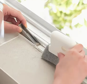 3pcsReplaceable Brush Heads 2-in-1 Window Gap Cleaning Brush Multi-Functional Detachable Brush Heads Suitable for Door and Window Gap Cleaning