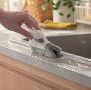 3pcsReplaceable Brush Heads 2-in-1 Window Gap Cleaning Brush Multi-Functional Detachable Brush Heads Suitable for Door and Window Gap Cleaning