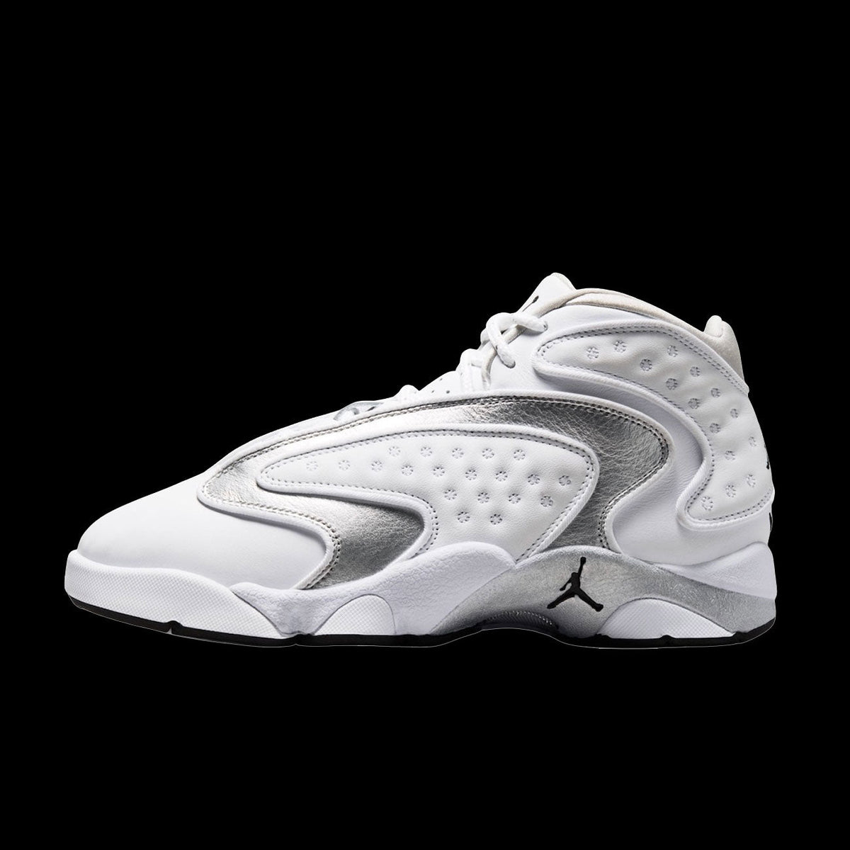 WMNS Air Jordan OG ( White/Metallic Silver-Black)