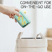 Travel-sized storage case - features an automatic pop-up dispenser, portable and refillable, perfect for oral care at home, in restaurants, and while traveling. Oral Hygiene Kit Oral Care Tools