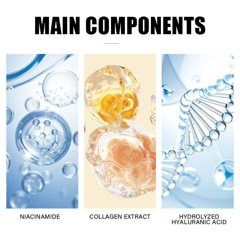 Biological collagen facial mask - moisturizing, pore shrinking, and tightening - enhance skin moisture, shrink pores, enhance elasticity, and glow youthful beauty facial mask