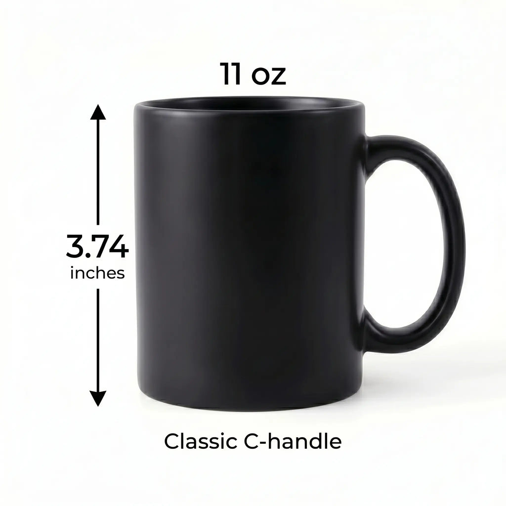 11oz Thermosensitive Ceramic Color Changing Mug, "Feliz Dia Papa" Printed Beverage Cup with Secret Heat Reveal Magic, Father's Day Dad Gifts from Son for Papá, Kitchenware Drinkware