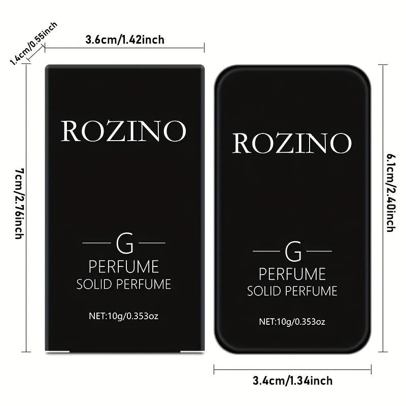 Perfume Women, Body Spray,Fragrance for Men & Women Long Lasting Scent Non-Greasy Perfume Wax Solid Perfumes for Body Application (Black, 7cm)
