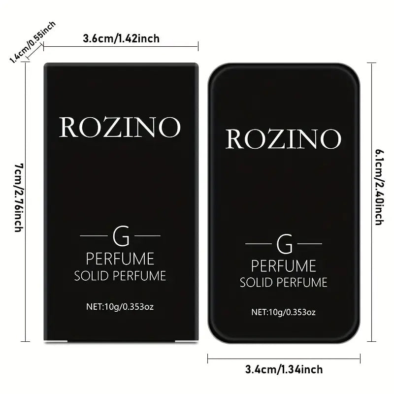 Perfume Women, Body Spray,Fragrance for Men & Women Long Lasting Scent Non-Greasy Perfume Wax Solid Perfumes for Body Application (Black, 7cm)