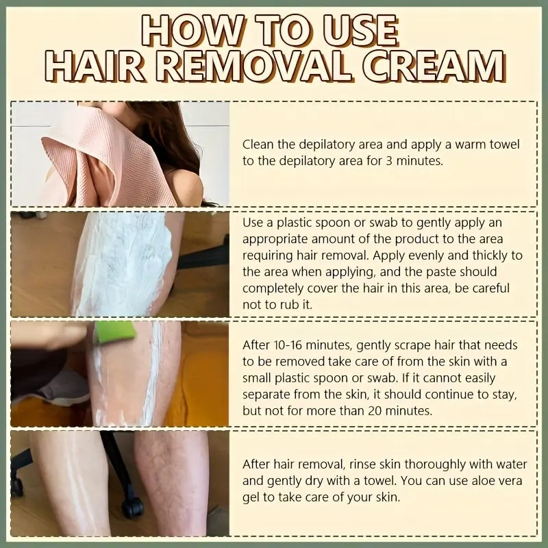 Rozino 3 - in - 1 Watermelon Hair Removal Cream: Remove, Moisturize & Gentle Care Soothing Smooth