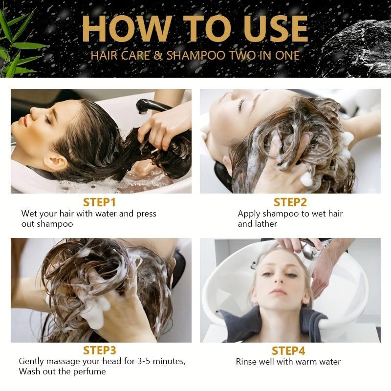 Rozino Biotin Rosemary Shampoo: 3 - in - 1 with Hydrolyzed Keratin for Premium Hair Care