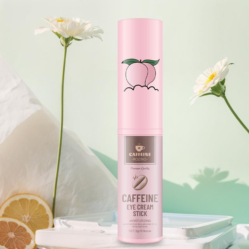 ROZINO Caffeine Eye Cream Stick - Moisturizing and Restoring Skin Vitality, Eye Brightener and Corrector, 3g