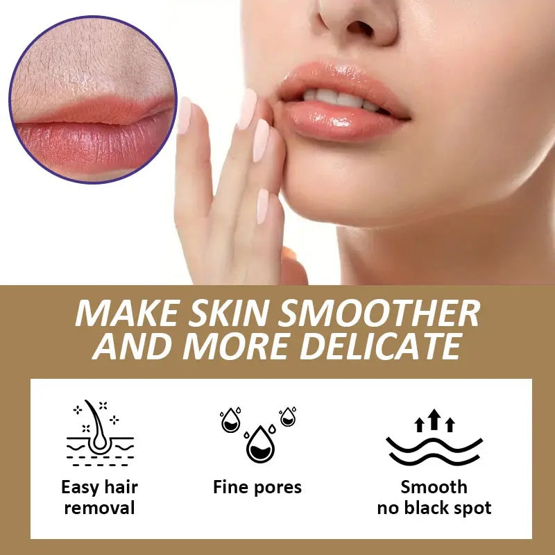 ROZINO Coconut Oil Hair Removal Cream - Gentle & Painless Full Body Depilatory for Face, Arms & Legs