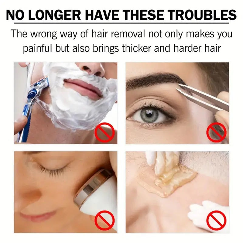 ROZINO Green Tea Hair Removal Cream - Mild & Non-Irritating Formula for Easy Lip Hair Removal Without Black Spots