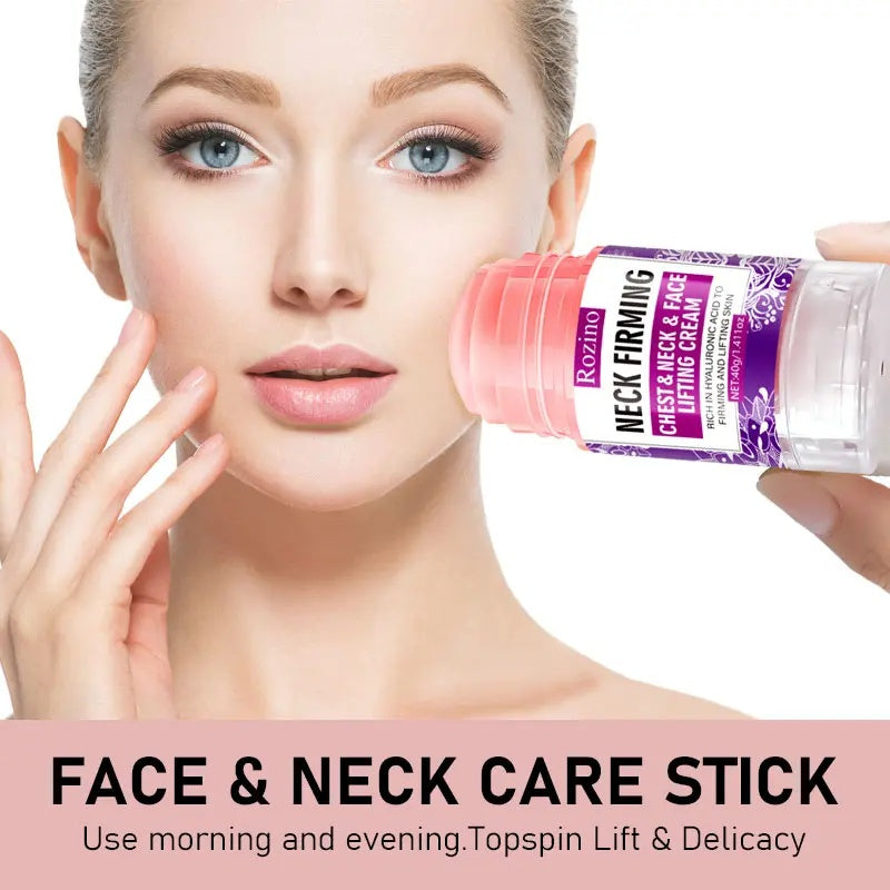 ROZINO Neck Firming Chest & Neck & Face Lifting Cream with Hyaluronic Acid & Grape Seed for All Skin Types - Deep Hydration & Moisturizing Body Care
