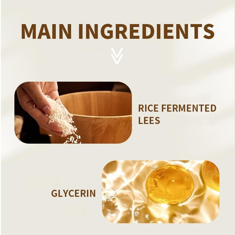 Rozino Sake Lees Silkysmooth Hand Mask - 280g Silky Smooth Formula for Hand Skin Care & Moisturization